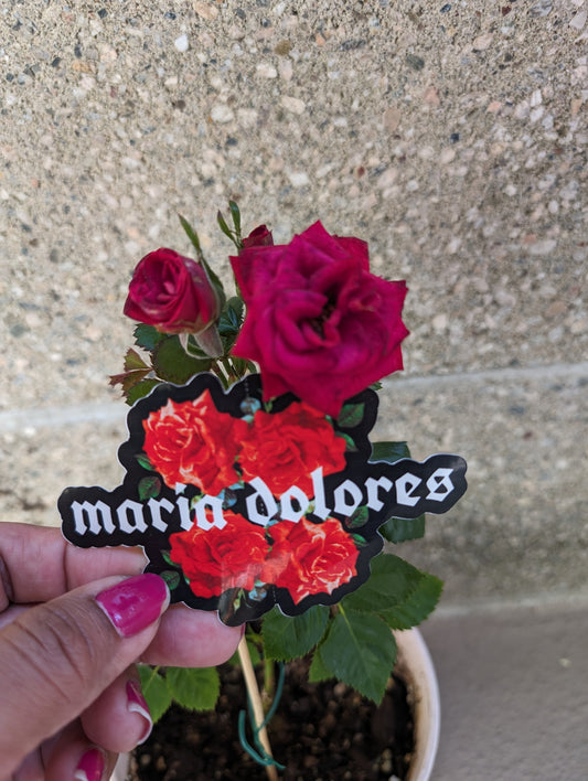 Maria Dolores Vinyl Sticker