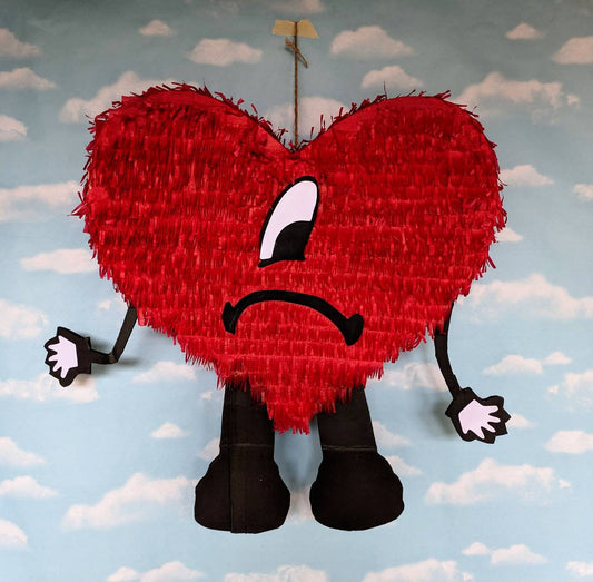 Bad Bunny Emo Heart Piñata - Large
